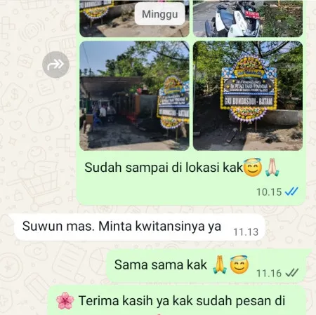 Pengiriman Papan Bunga Duka Surorejo Banyuurip